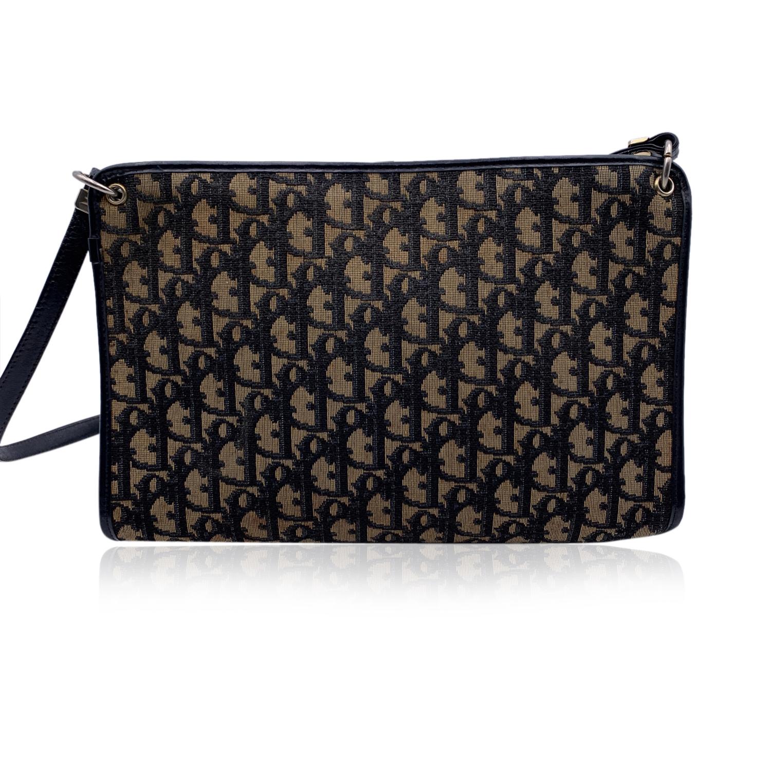 Christian dior tapestry bag hot sale