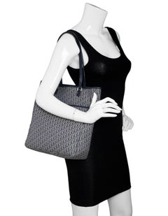 Christian Dior Vintage Blue Mini Diorissimo Monogram Tote Bag