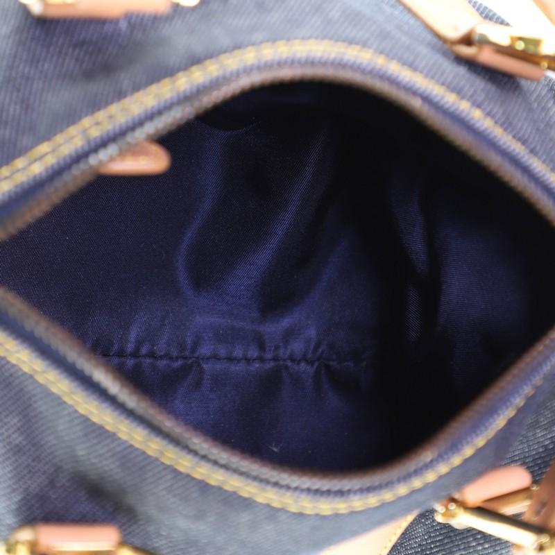 Black Christian Dior Vintage Boston Bag Denim Mini