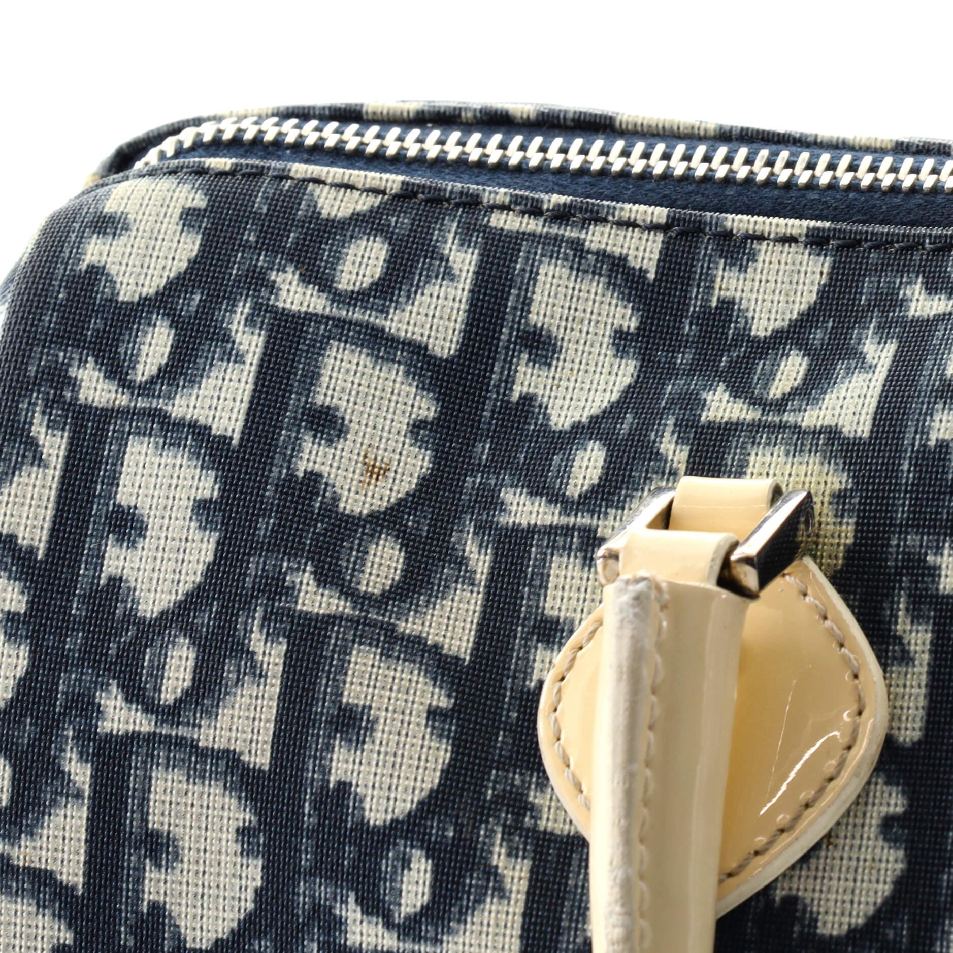 Christian Dior Vintage Boston Bag Diorissimo Coated Canvas Medium 2