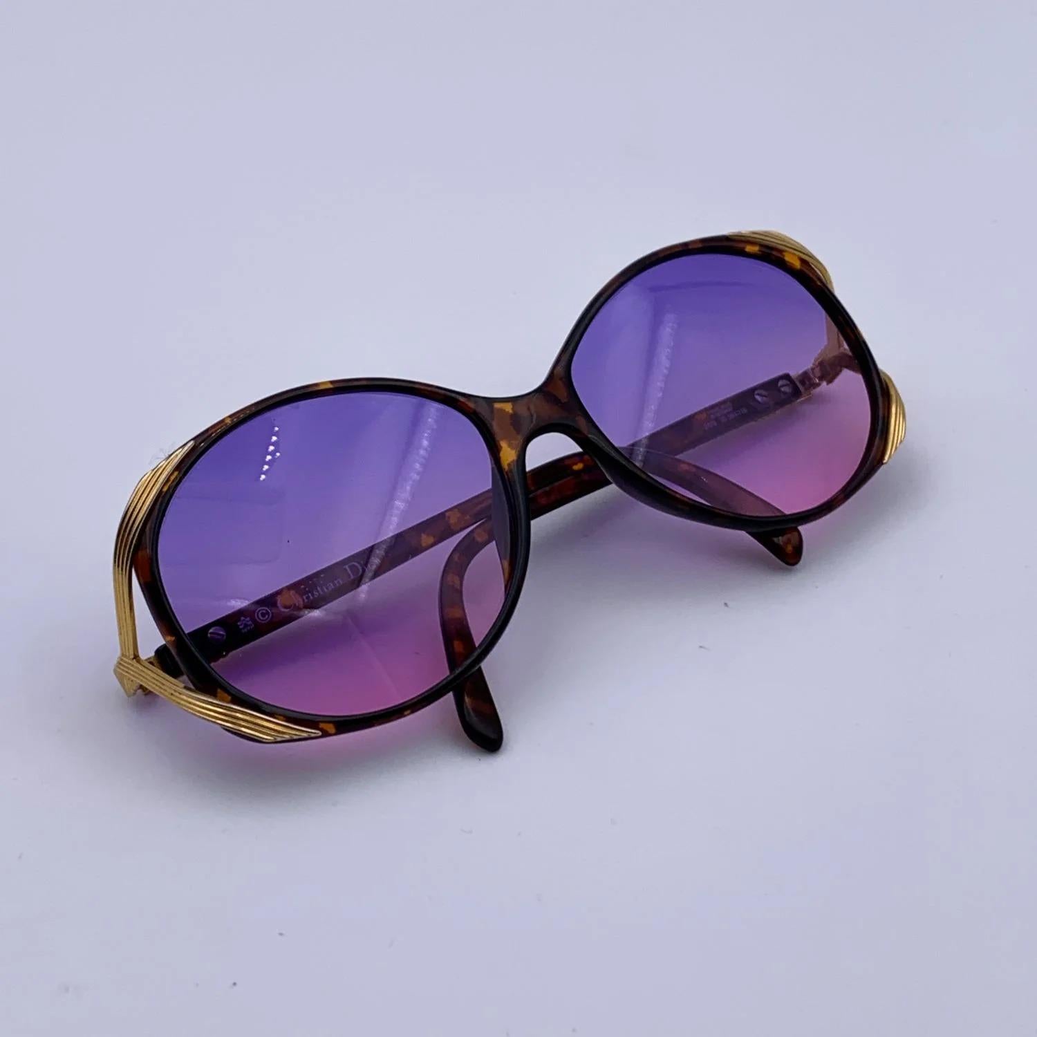 Christian Dior Vintage Brown 2428 Sunglasses 56/16 135 mm In Excellent Condition In Rome, Rome