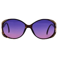 Christian Dior Vintage Braune 2428-Sonnenbrille 56/16 135 mm