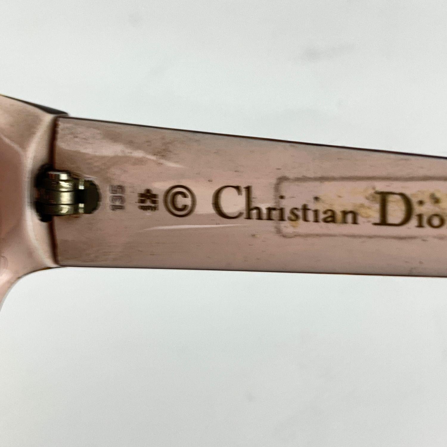 Christian Dior Vintage Brown Crystal Sunglasses 2438 58/15135 mm 1