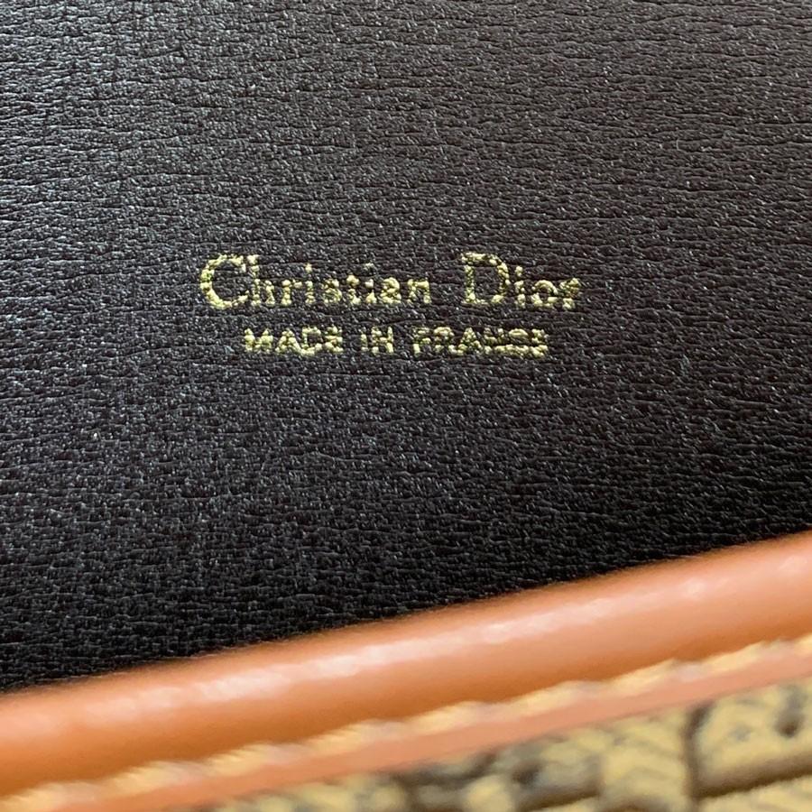 CHRISTIAN DIOR Vintage Brown Leather Directory Cover 5