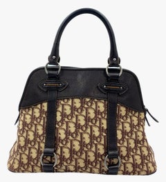 Christian Dior Vintage Brown Monogram CD Tote Bag, 2000s