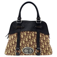 Christian Dior Vintage Brown Monogram CD Tote Bag, 2000s