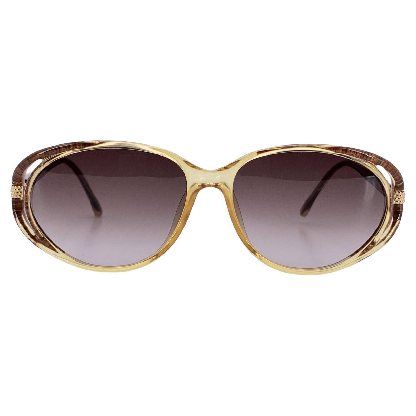 Christian Dior Vintage Brown Optyl Sunglasses 2808 56/14 130mm For Sale