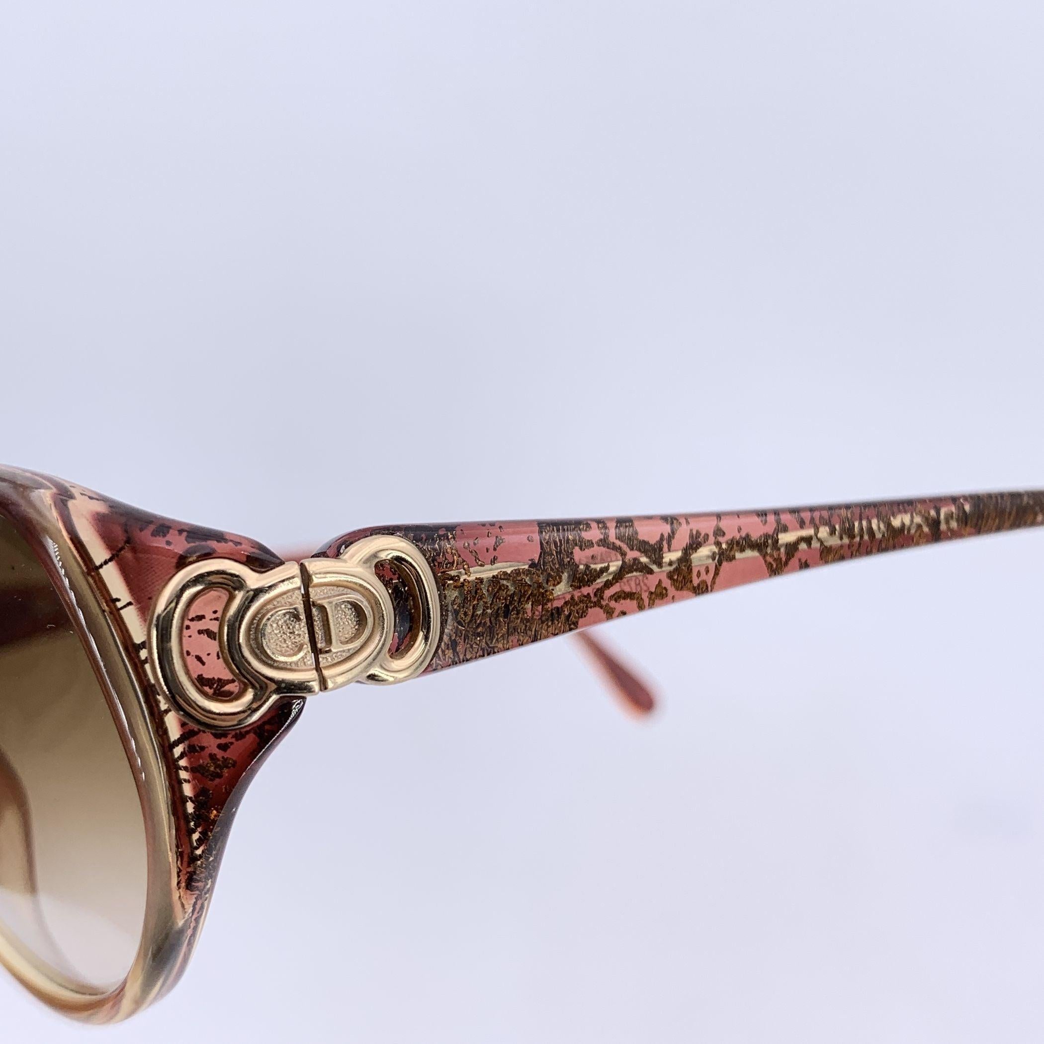 Women's Christian Dior Vintage Brown Sunglasses CD 2872 55/12 130mm For Sale