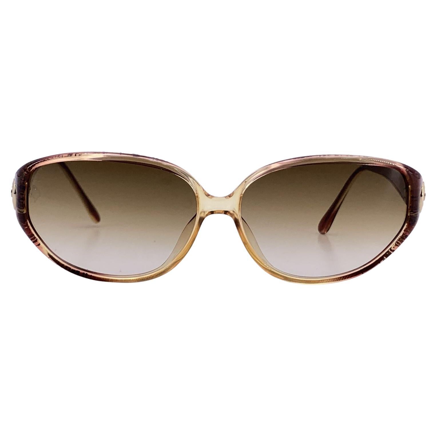 Christian Dior Vintage Brown Sunglasses CD 2872 55/12 130mm For Sale
