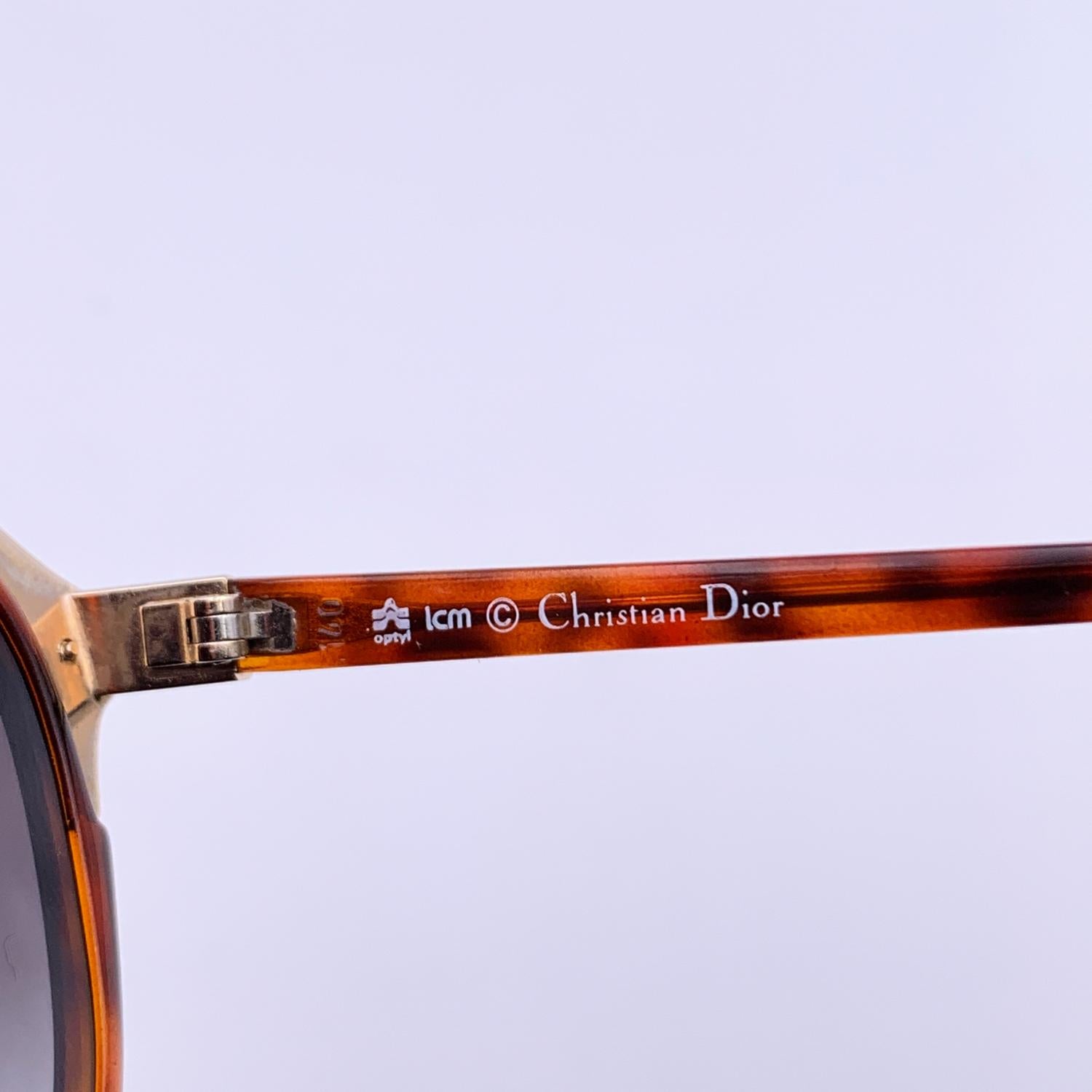 Christian Dior Vintage Brown Sunglasses Mod. 2523 61-16 140 mm In Excellent Condition In Rome, Rome