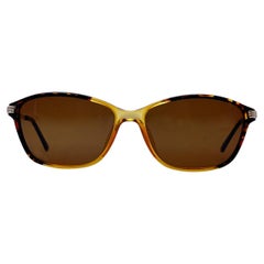 Christian Dior Vintage Brown Yellow Sunglasses mod. 2642 55/14 125mm