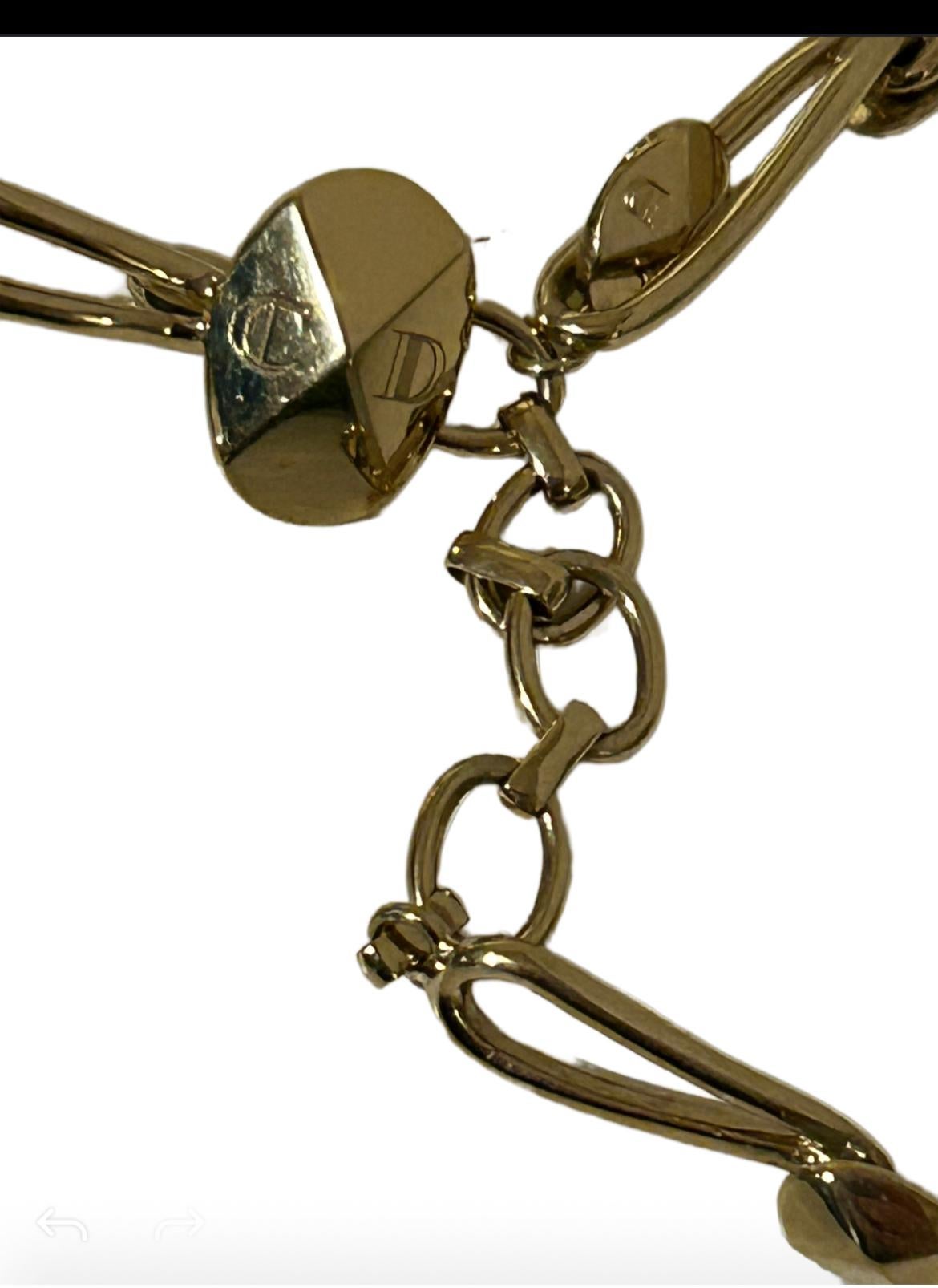 Christian Dior vintage bud/flower necklace.  For Sale 1