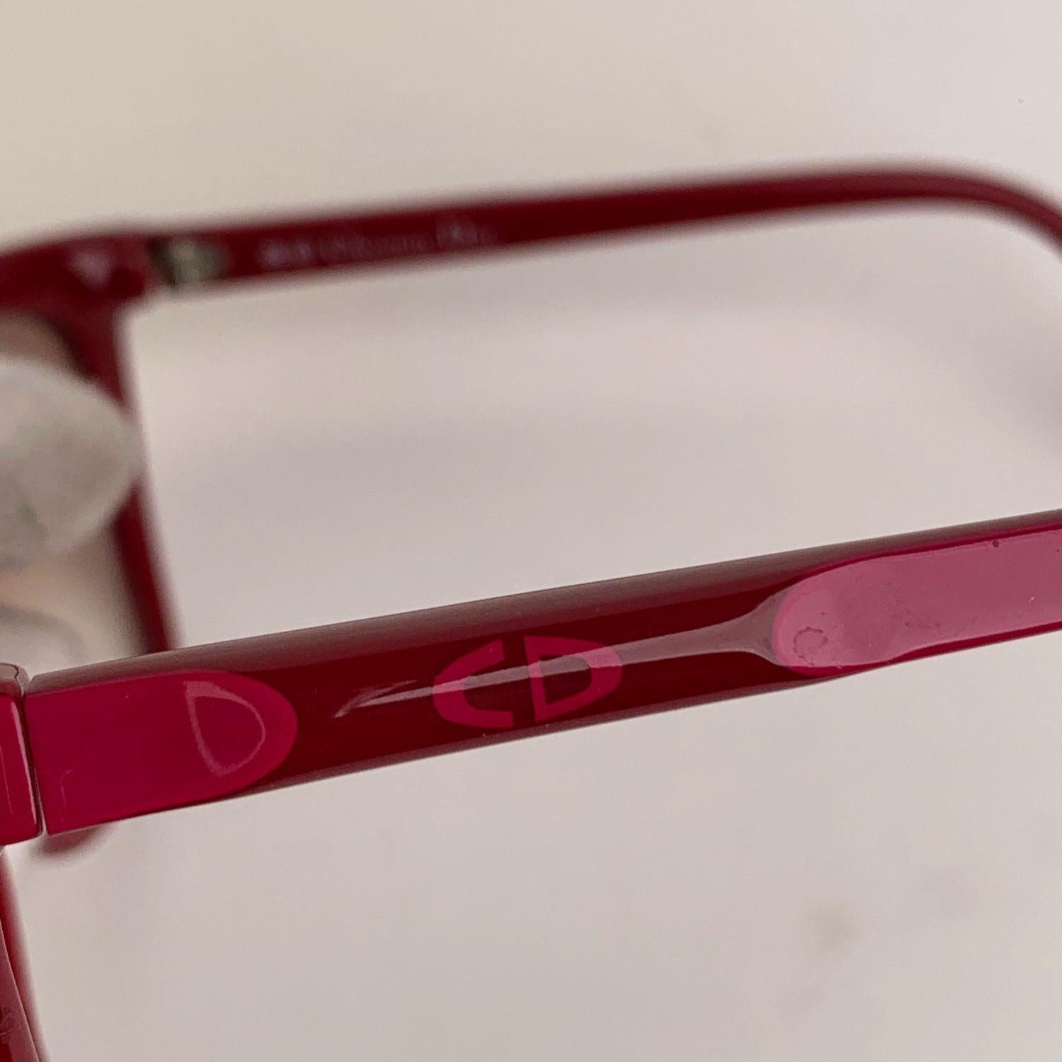 Women's Christian Dior Vintage Burgundy Pink Optyl Sunglasses Mod 2324