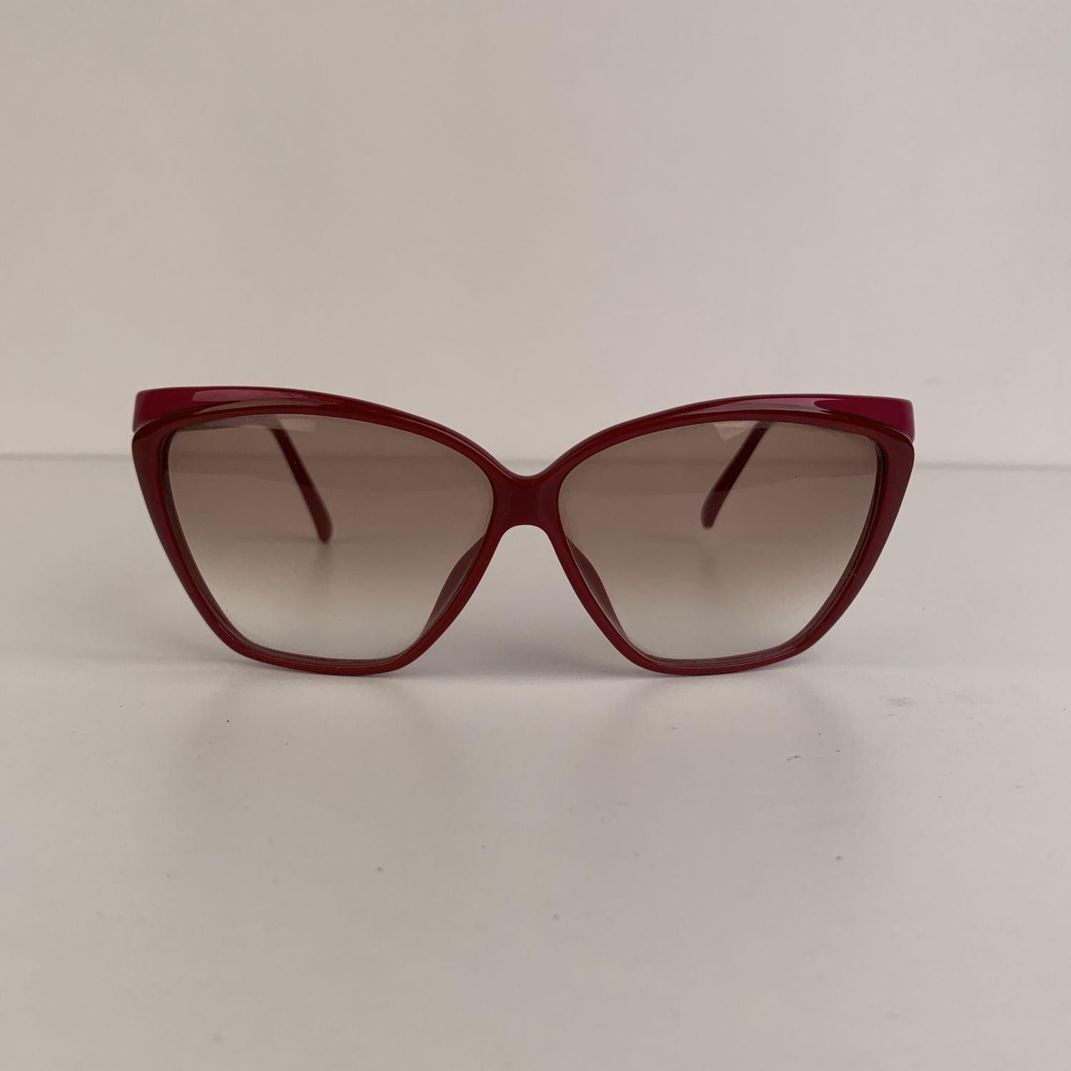 Christian Dior Vintage Burgundy Pink Optyl Sunglasses Mod 2324 2