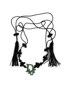 CHRISTIAN DIOR Vintage Chinese Passementerie Tassel Necklace Belt