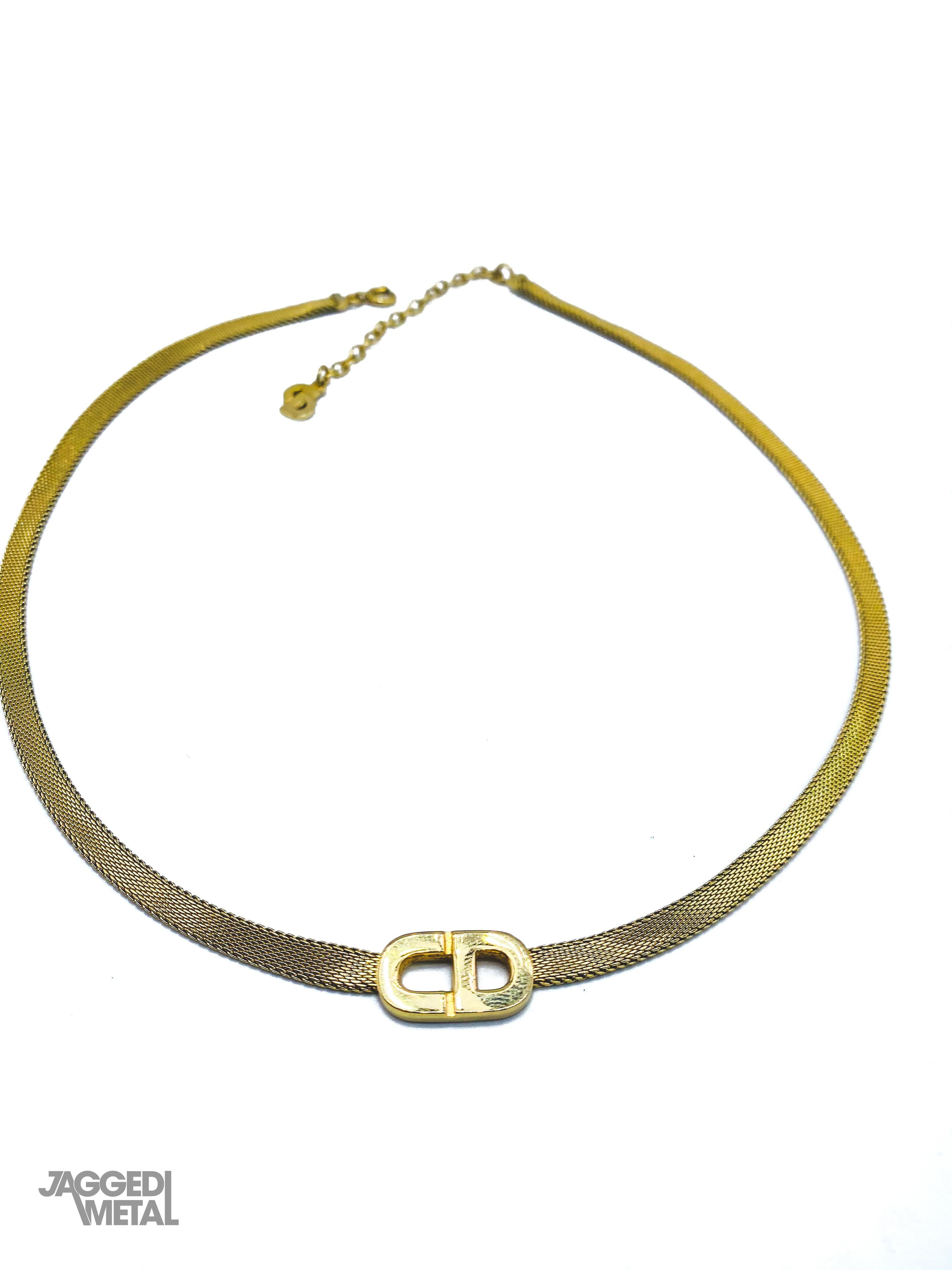 Christian Dior Gold Dio(r)evolution Chain Necklace | lupon.gov.ph