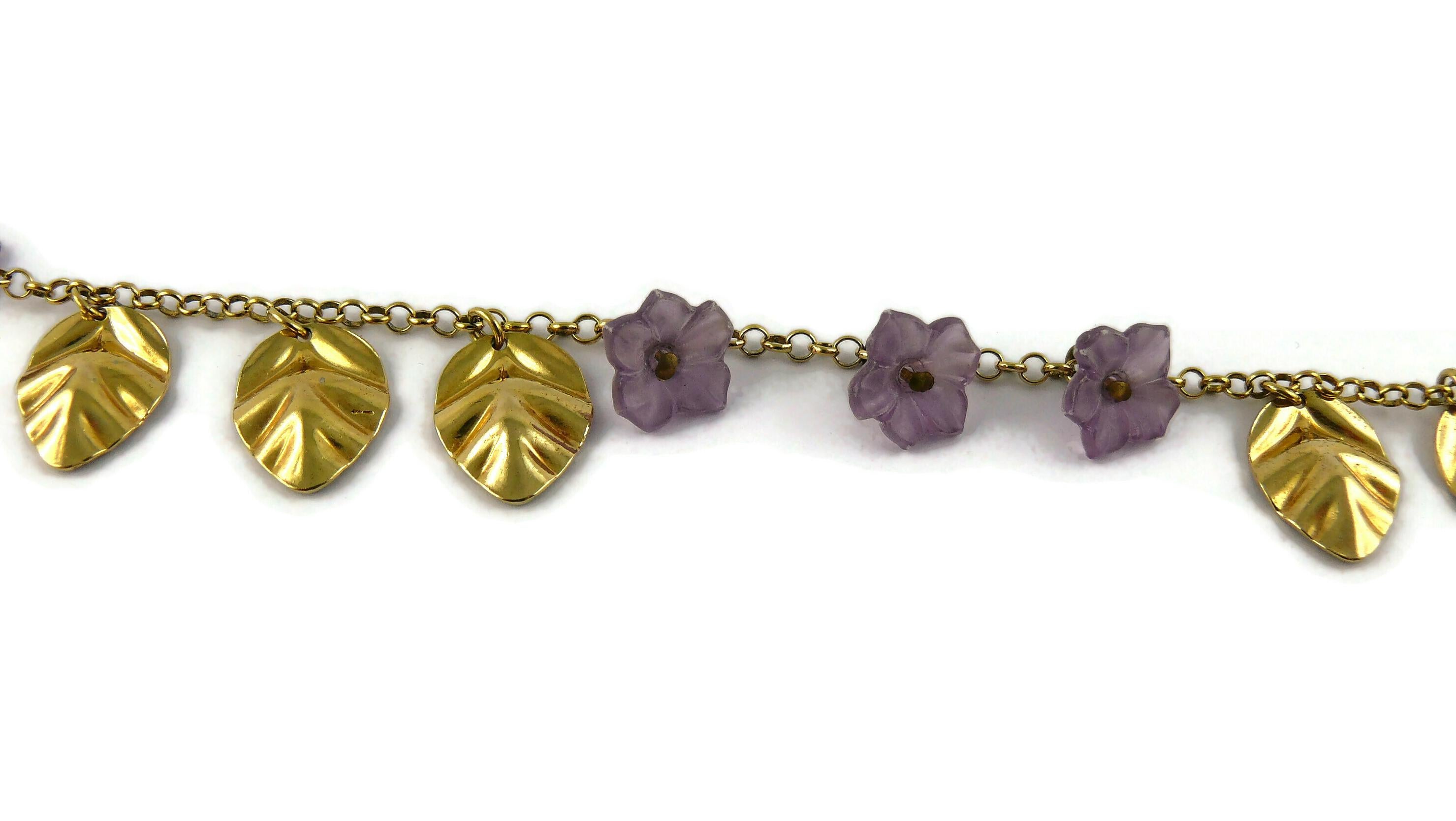 dior necklace flower