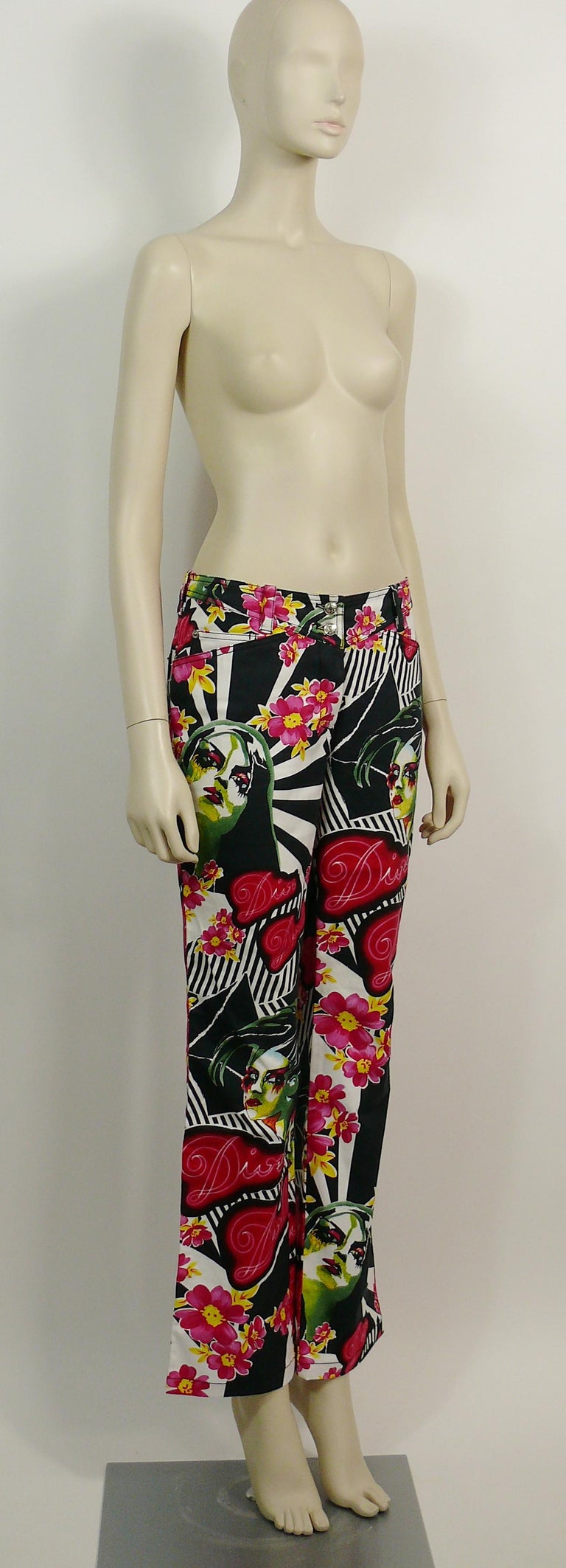 良品 Christian Dior ショートパンツ 花柄 80s vintage