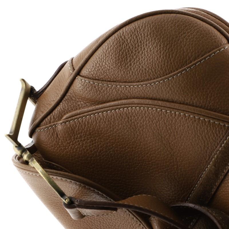  Christian Dior Vintage Double Saddle Bag Leather 2