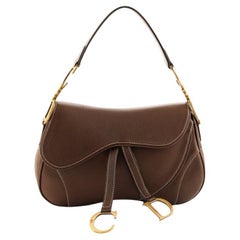 Christian Dior Vintage Bolso Doble Silla Piel