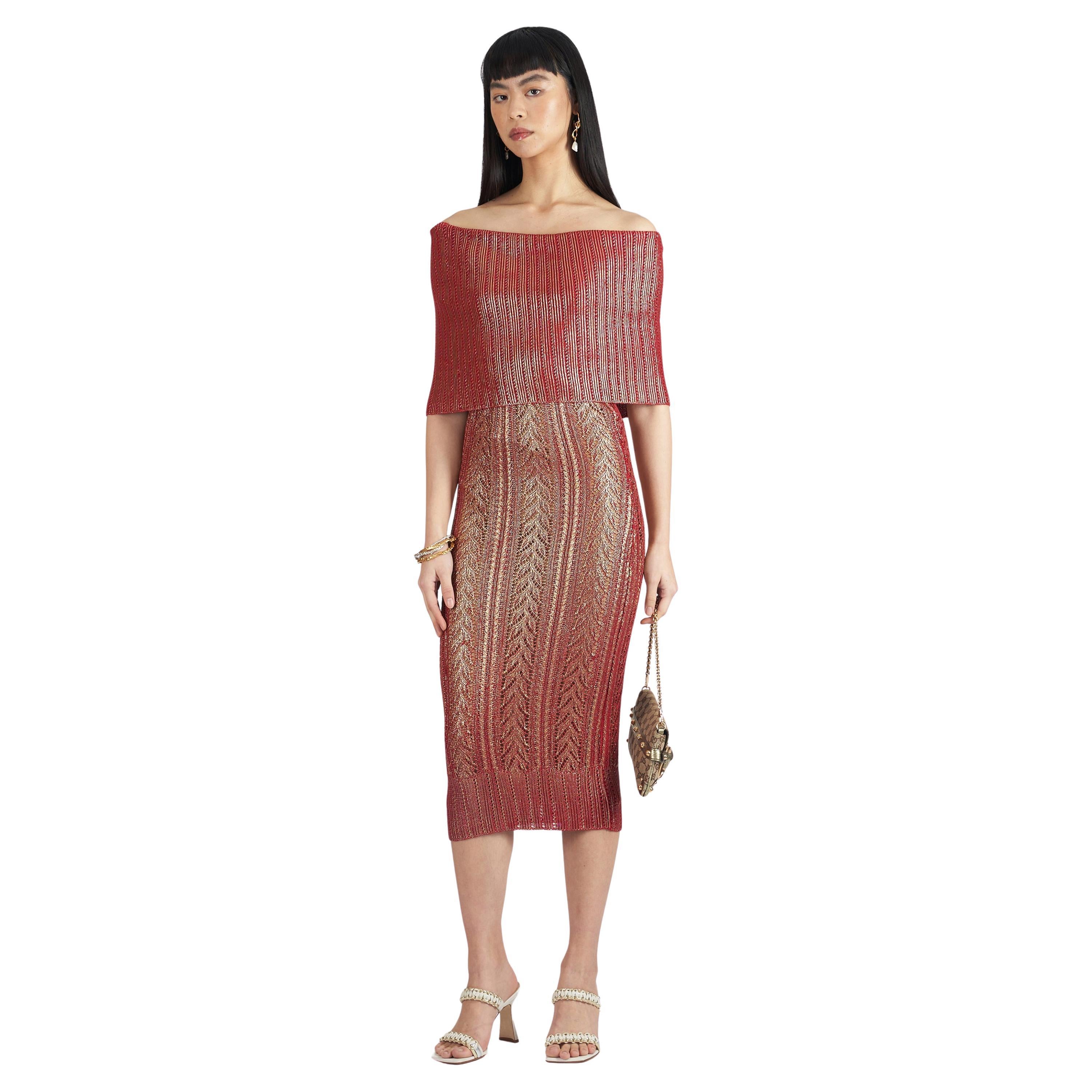 Christian Dior Vintage A/I 1999 Vestito in maglia metallica