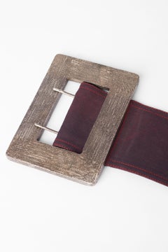 Christian Dior Vintage F/W 2006 Purple Buckle Belt