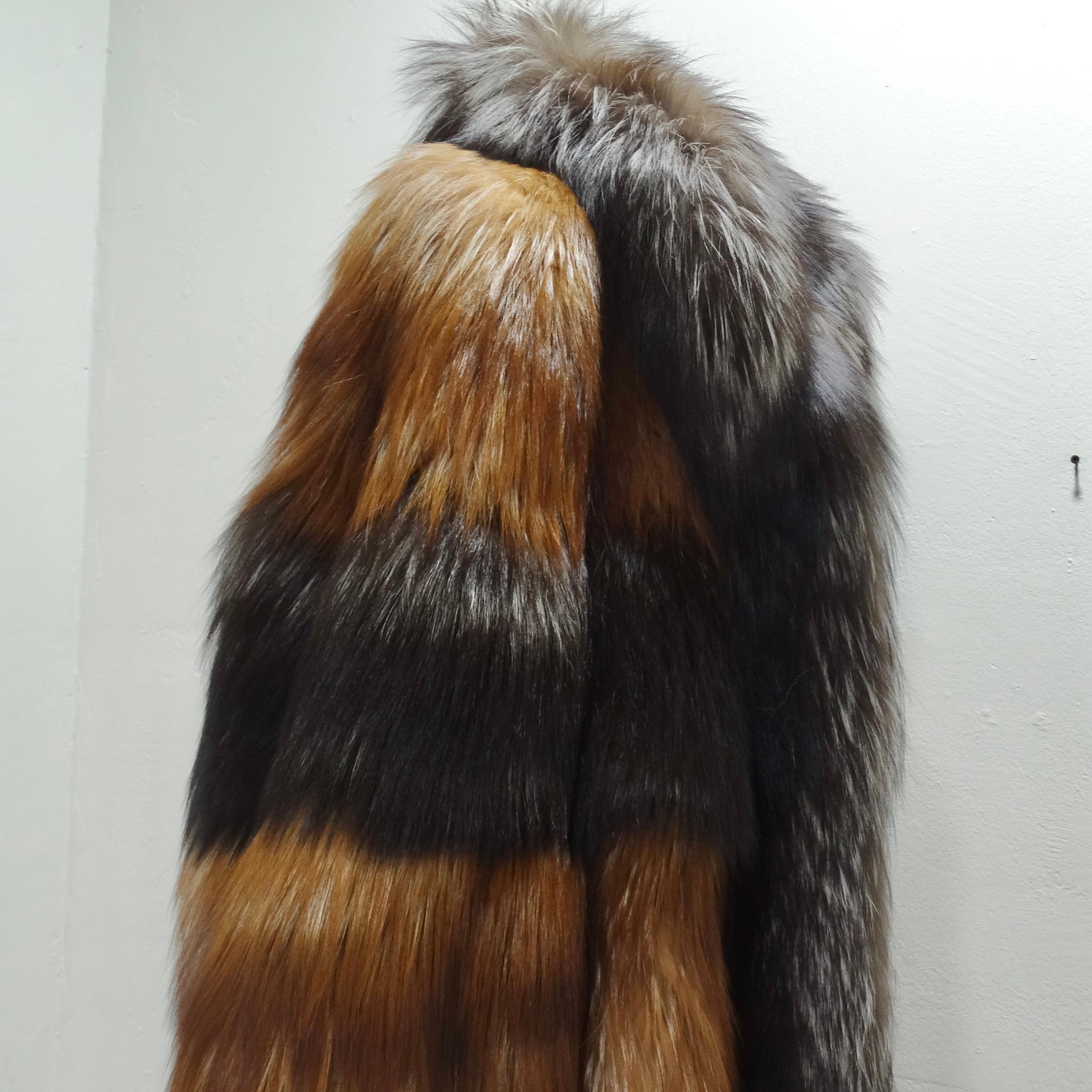 Manteau en fourrure de renard Christian Dior 1970 en vente 6