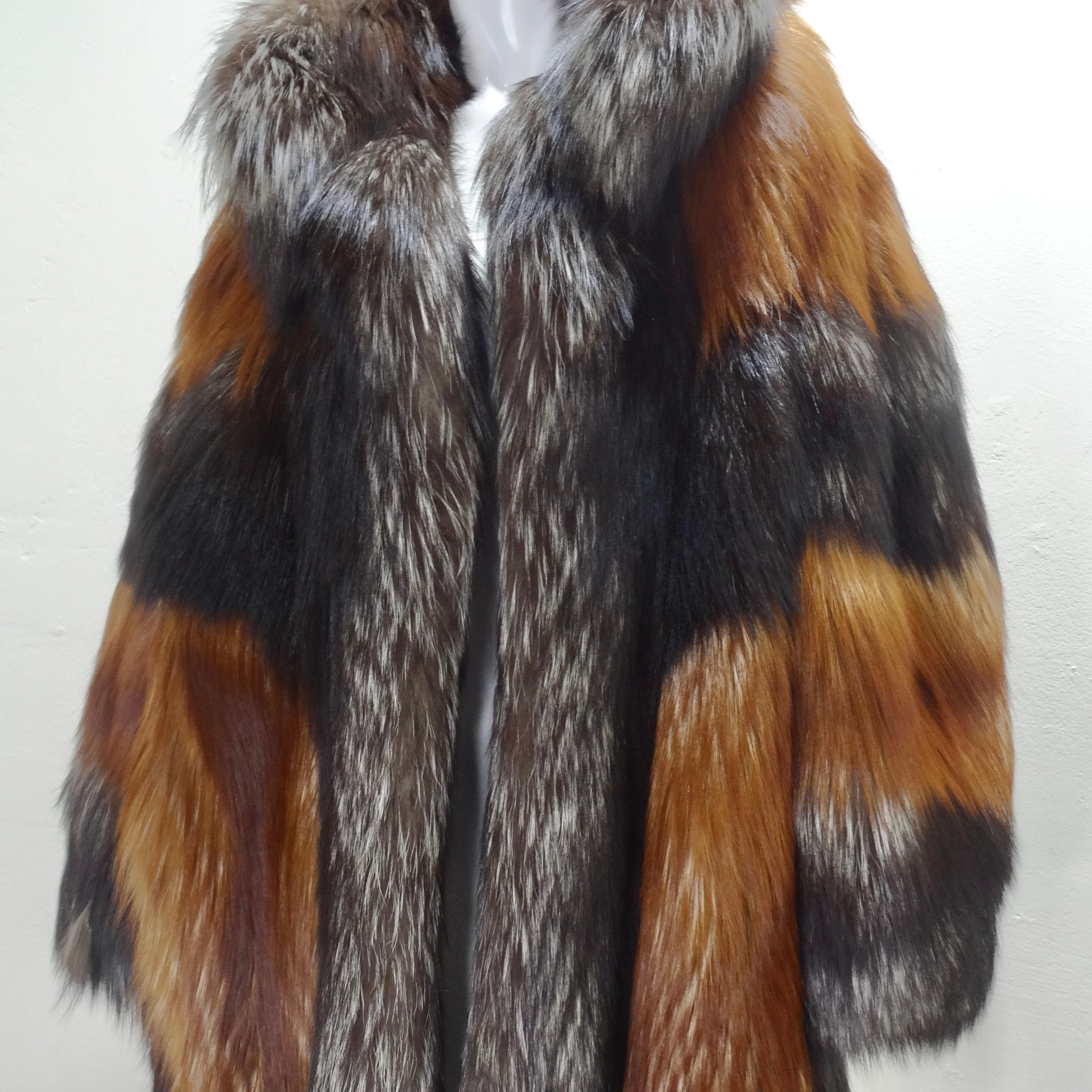 Manteau en fourrure de renard Christian Dior 1970 Bon état - En vente à Scottsdale, AZ
