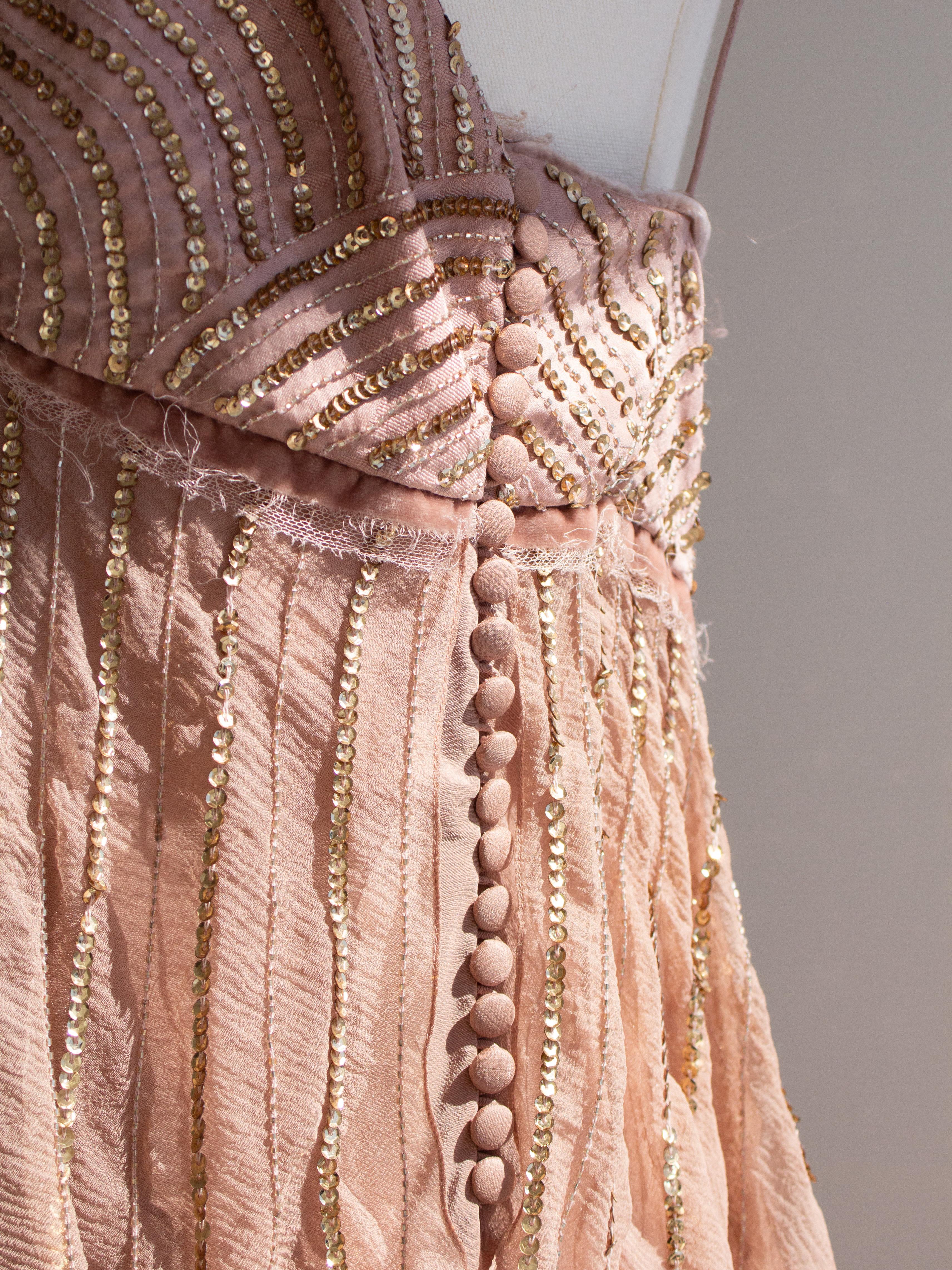 Christian Dior Vintage Galliano F/W 2005 Pink Bow Embellished Mini Dress For Sale 5