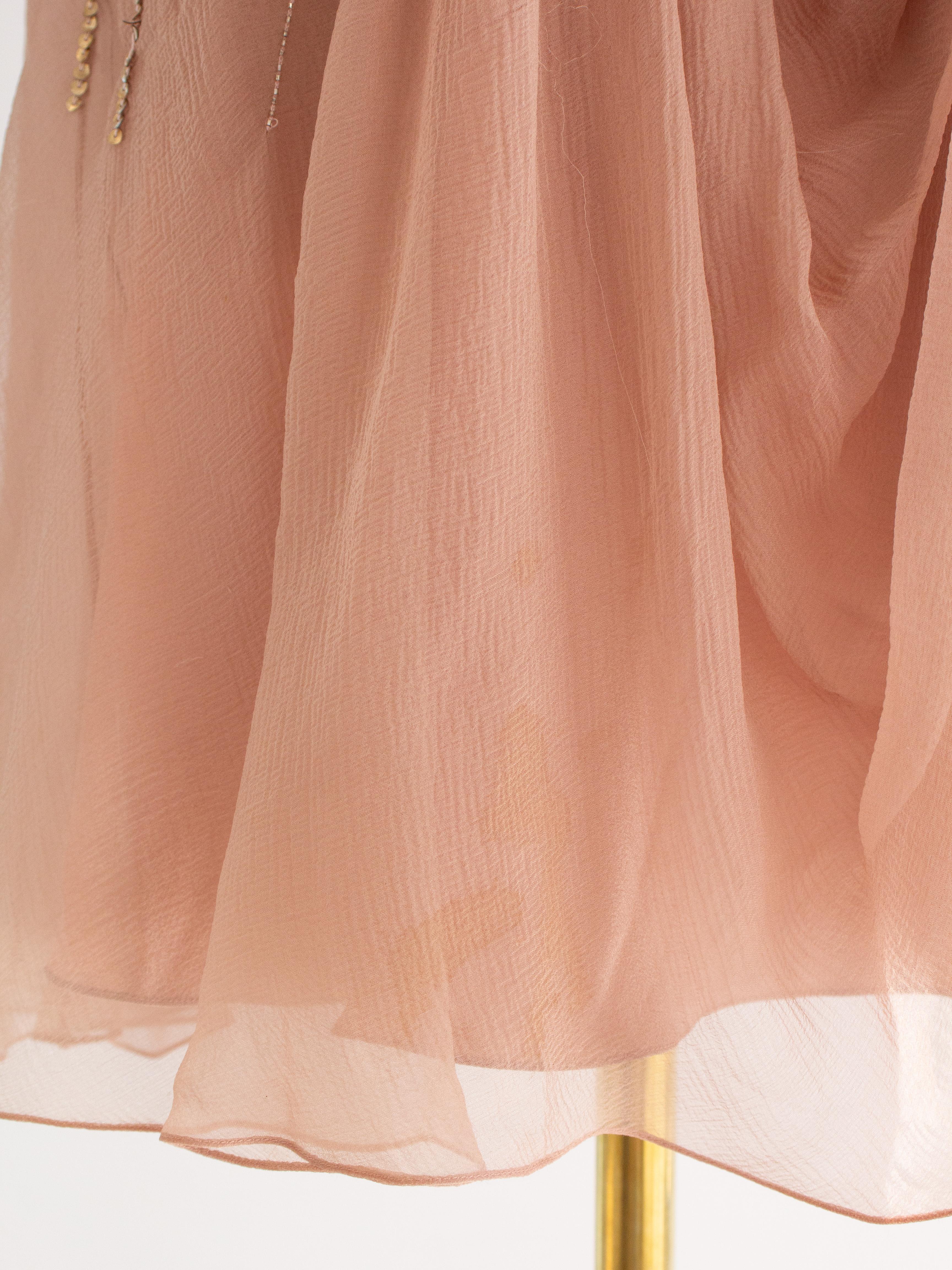 Christian Dior Vintage Galliano F/W 2005 Pink Bow Embellished Mini Dress For Sale 7