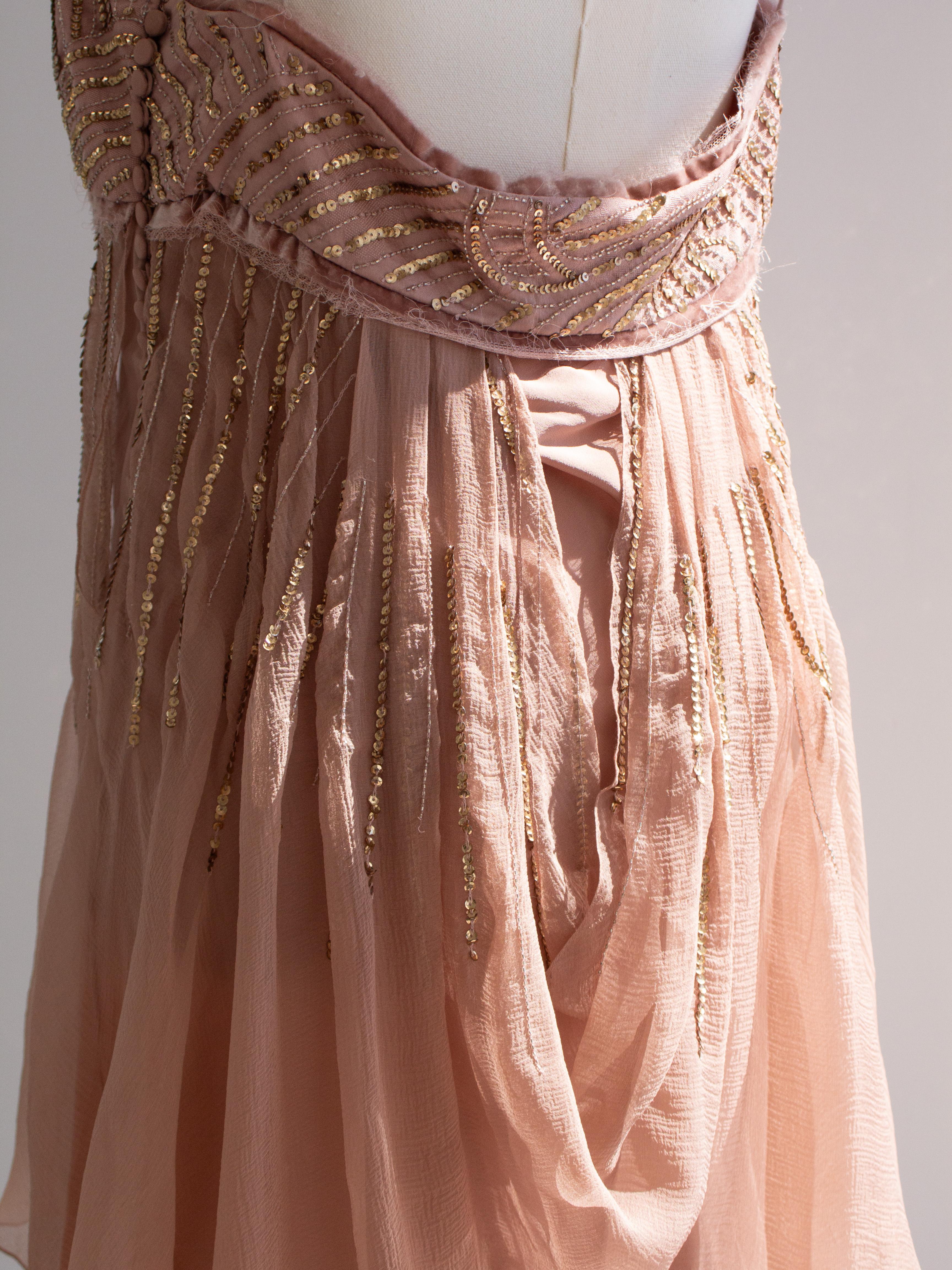 Christian Dior Vintage Galliano F/W 2005 Pink Bow Embellished Mini Dress For Sale 4