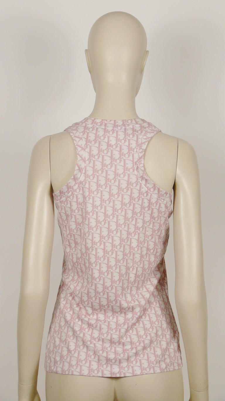 pink dior tank