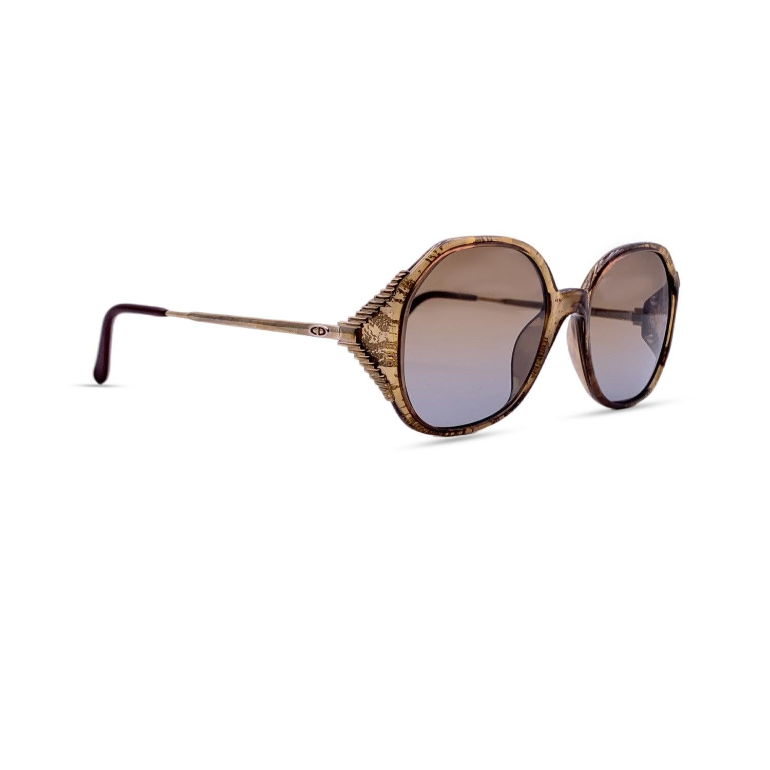 Christian Dior Vintage Glitter Sunglasses 2527 31 Optyl 56/18 130mm In Excellent Condition For Sale In Rome, Rome