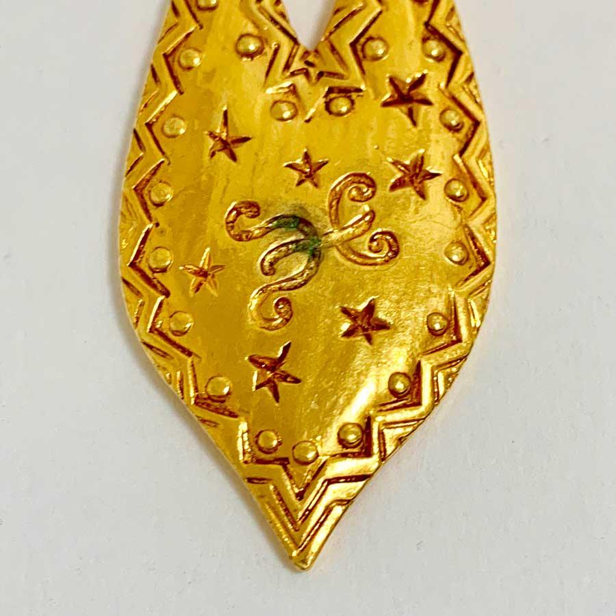 Women's CHRISTIAN DIOR Vintage Gold Earrings