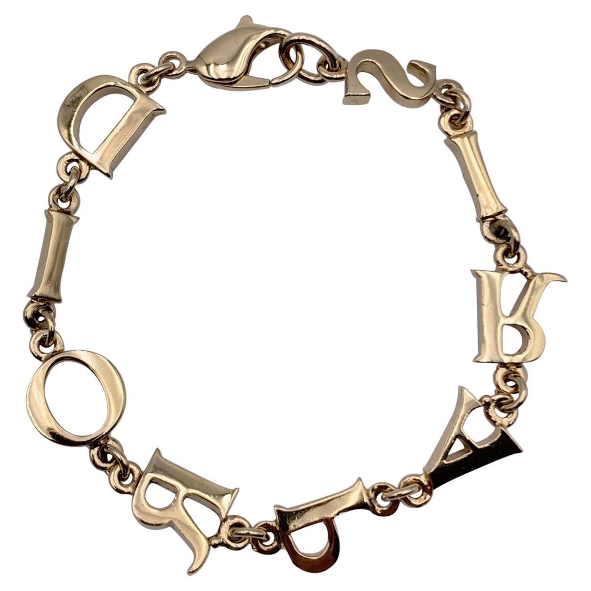 Christian Dior Dior Bracelet CLAIR D LUNE B0668CDLCY Gold Metal Crystal  Ladies Christian | eLADY Globazone