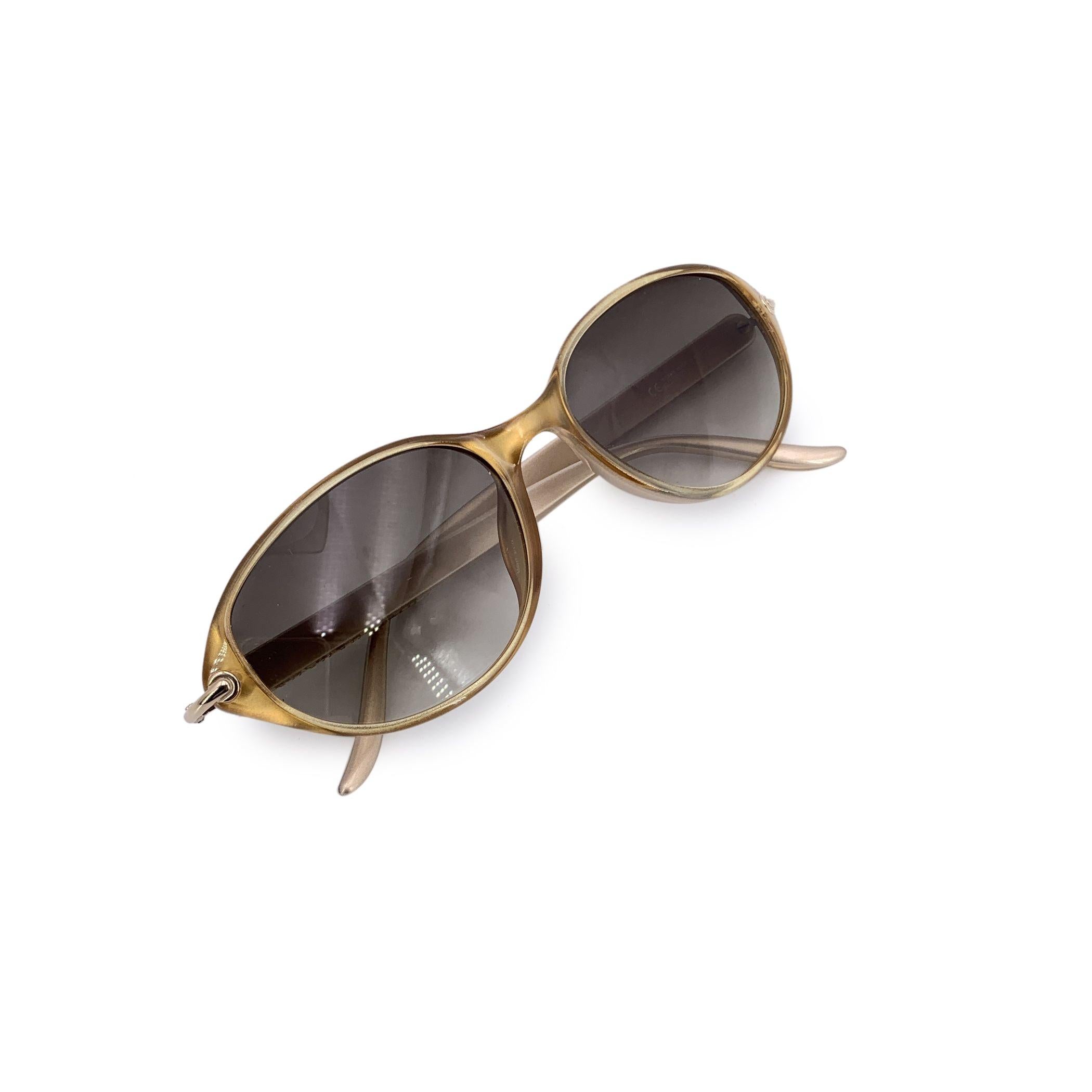 Gray Christian Dior Vintage Gold Sunglasses CD 3005 50/15 135mm For Sale