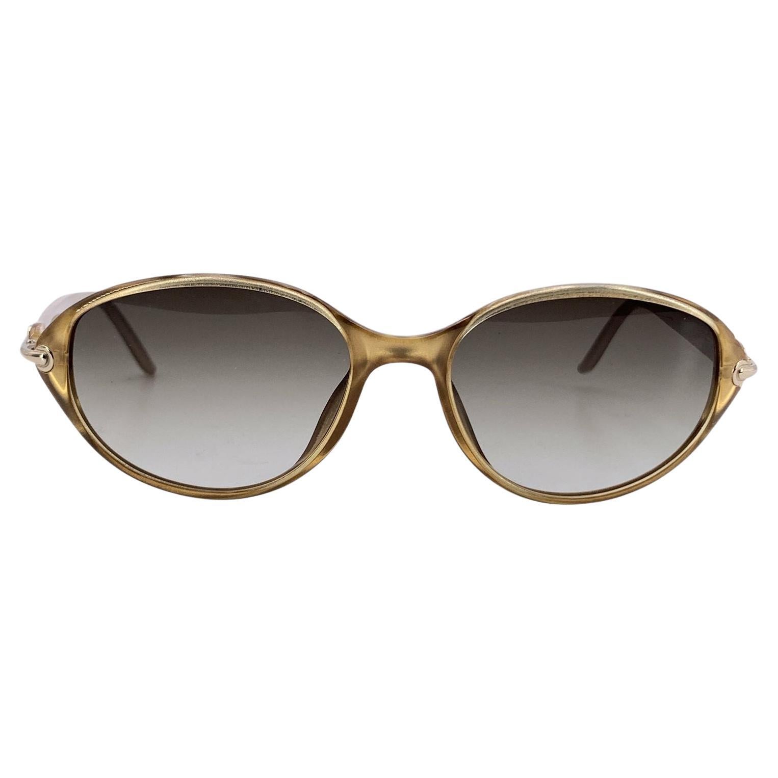 Christian Dior Vintage Gold Sunglasses CD 3005 50/15 135mm For Sale