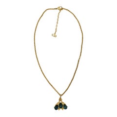 Christian Dior - Collana con ciondolo a forma di ape gioiello vintage in tonalità oro
