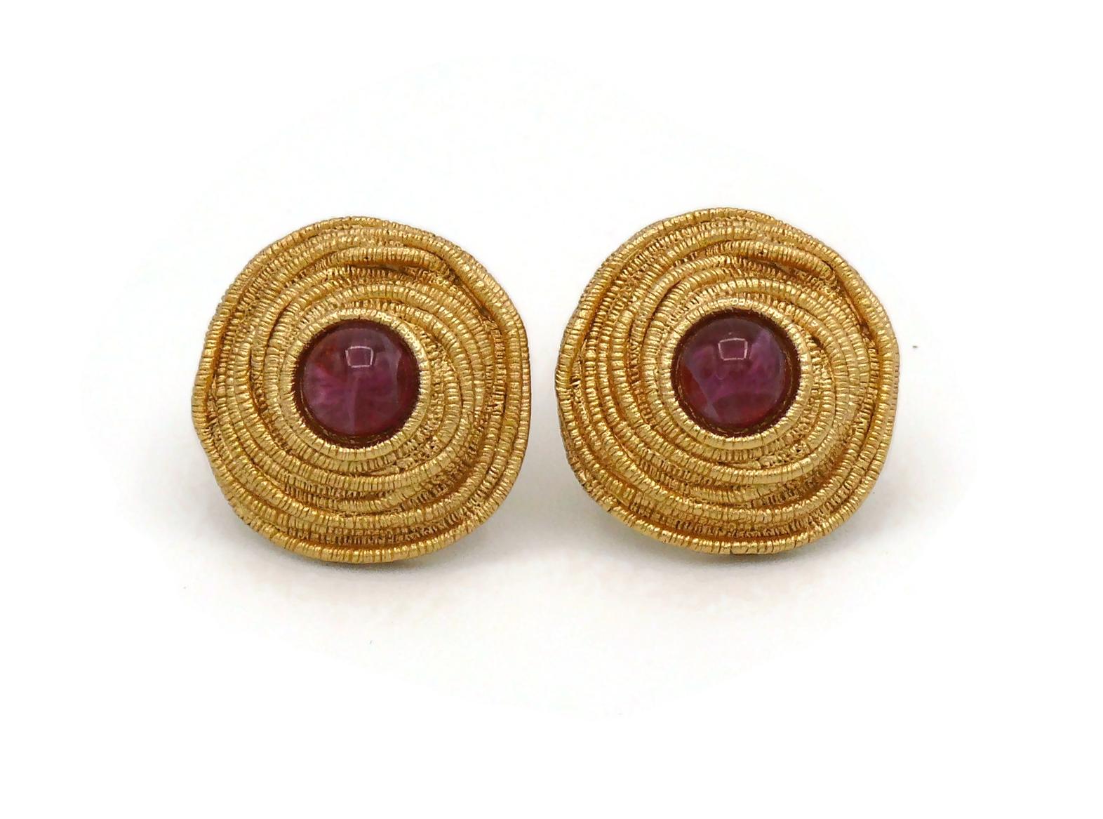chr. dior clip on earrings