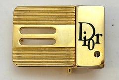 Christian Dior Vintage Gold Toned Belt Buckle Circa 1980s