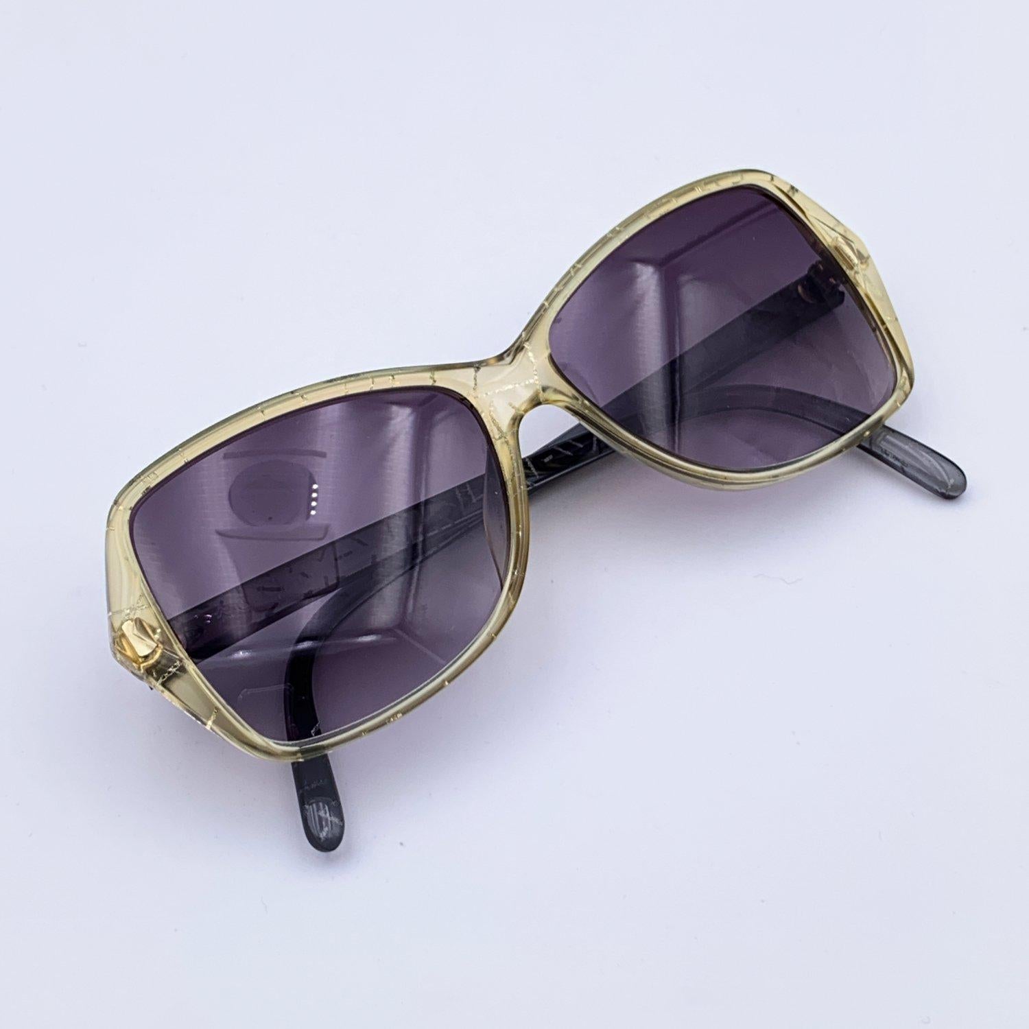 Christian Dior Vintage Green Optyl Sunglasses Mod. 2414 53/12 130 mm 2