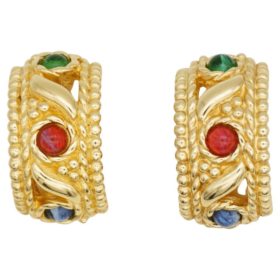 How do I wear Dior tribal earrings?