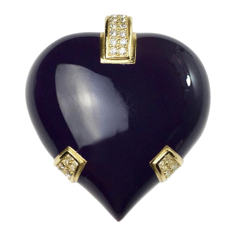 Christian Dior Vintage Heart Brooch