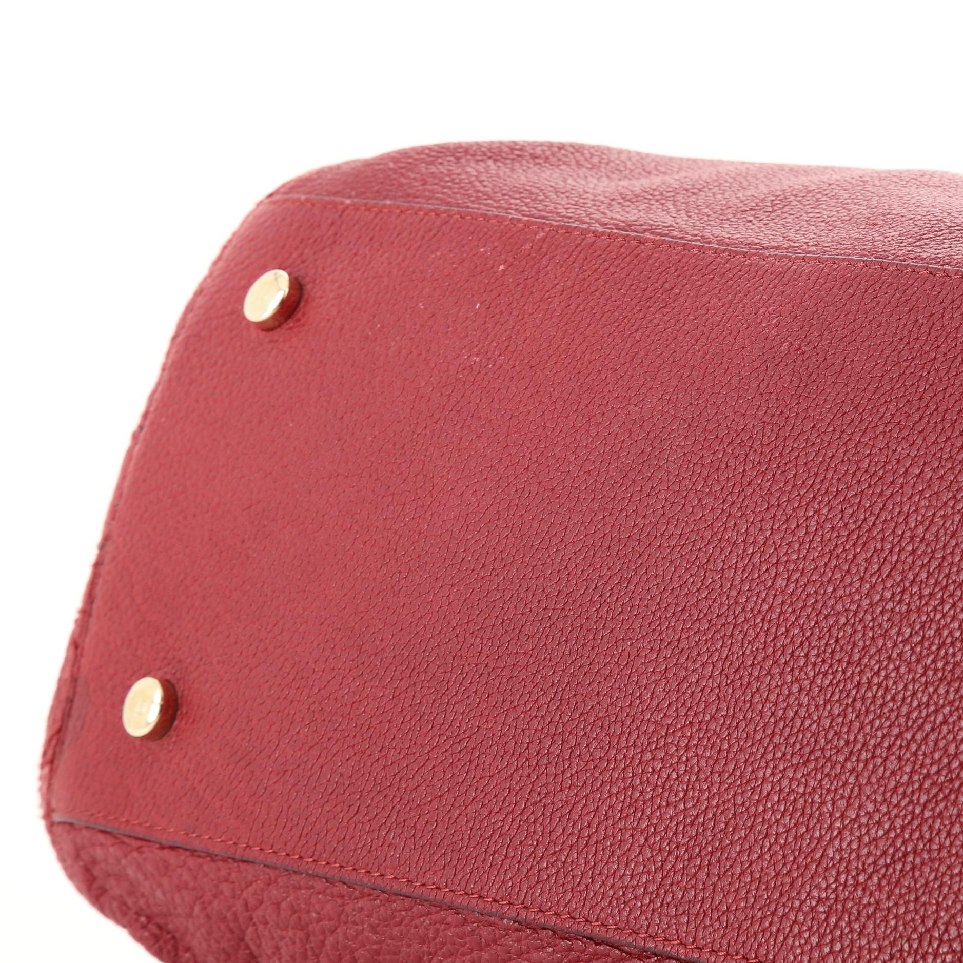 Christian Dior Vintage Hobo Cannage Gestepptes Leder Medium 2