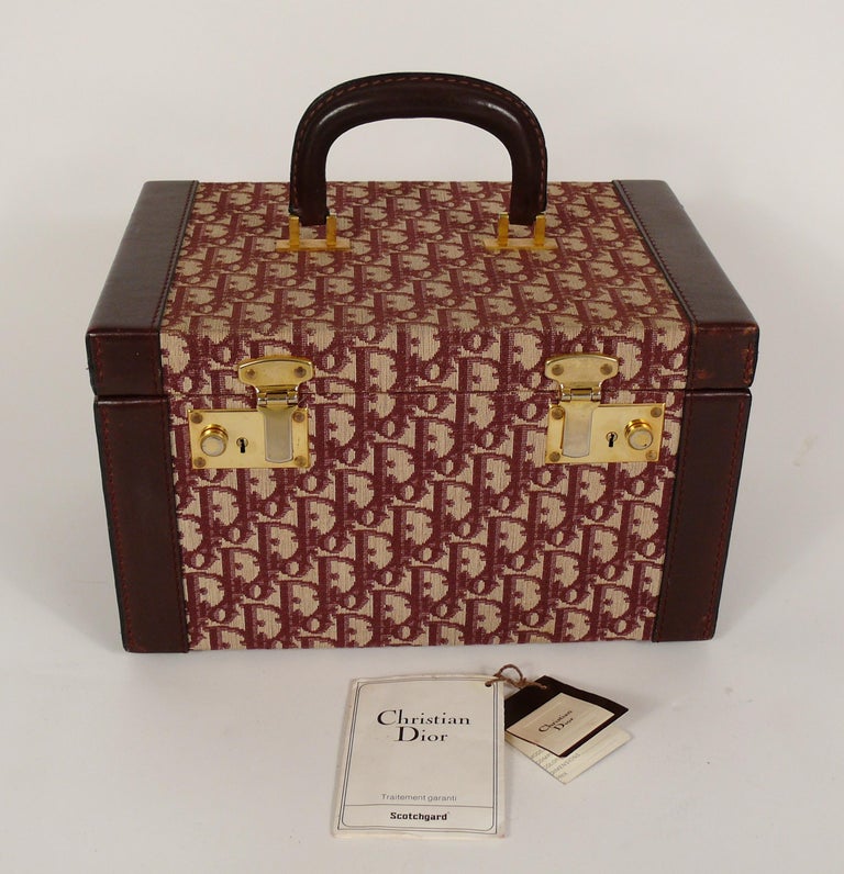Vintage Christian Dior Monogram Slim Portfolio Case Briefcase – Recess