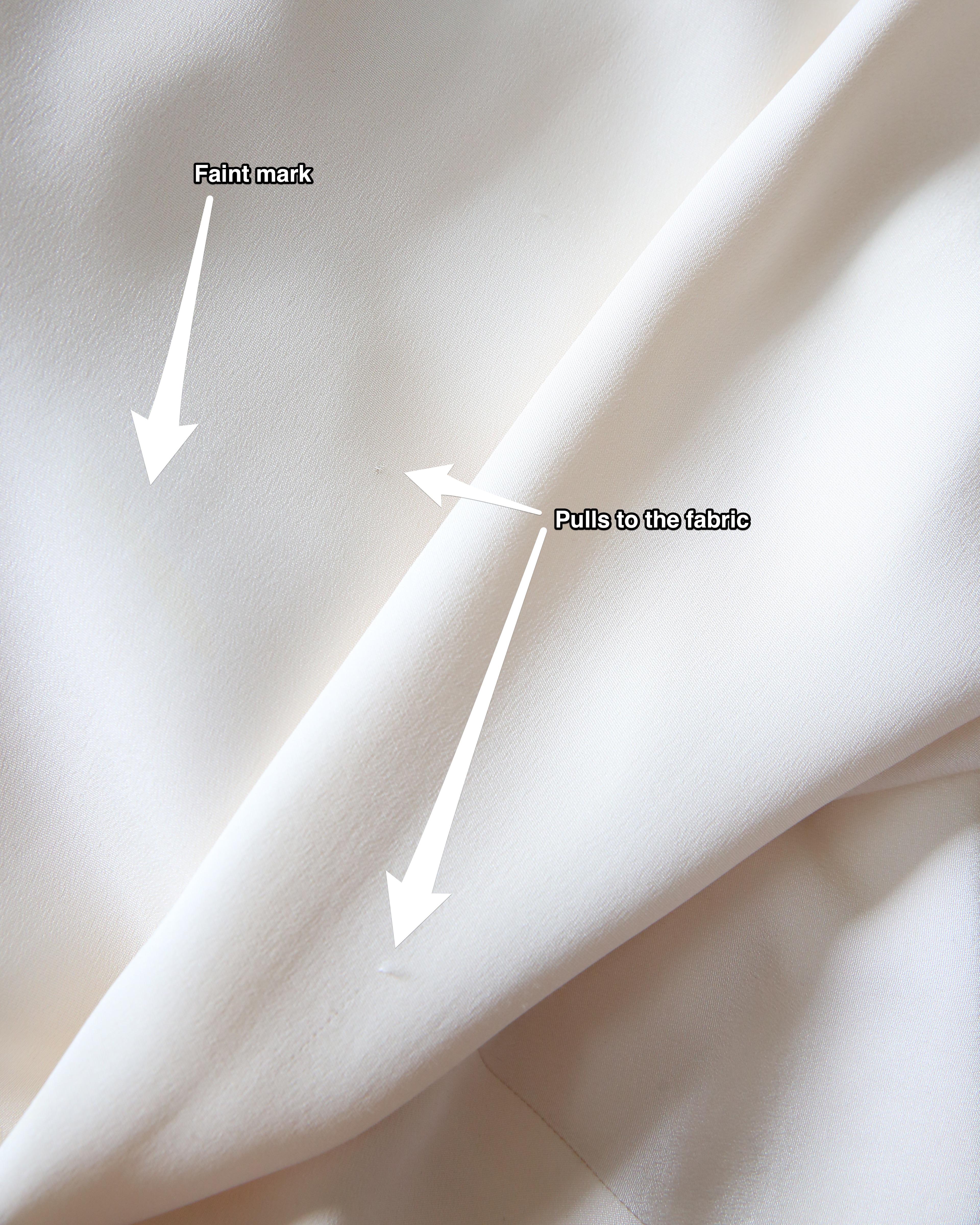 Christian Dior Vintage ivory white fit and flare silk wedding bridal gown dress 13