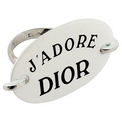 Christian Dior Vintage J'Adore Dior Bague en émail