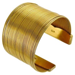 Christian Dior Vintage J'Adore goldfarbenes Drahtarmband