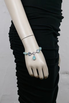 CHRISTIAN DIOR Vintage Jewelled Beaded Bracelet