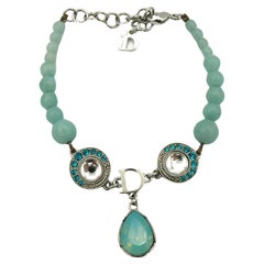 CHRISTIAN DIOR Vintage Perlenarmband mit Juwelen und Perlen